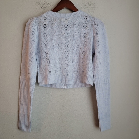 LoveShackFancy Birch Cardigan in Bluebell size XS NWT - Picture 12 of 14
